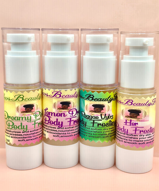 Travel size samples Body Frosting