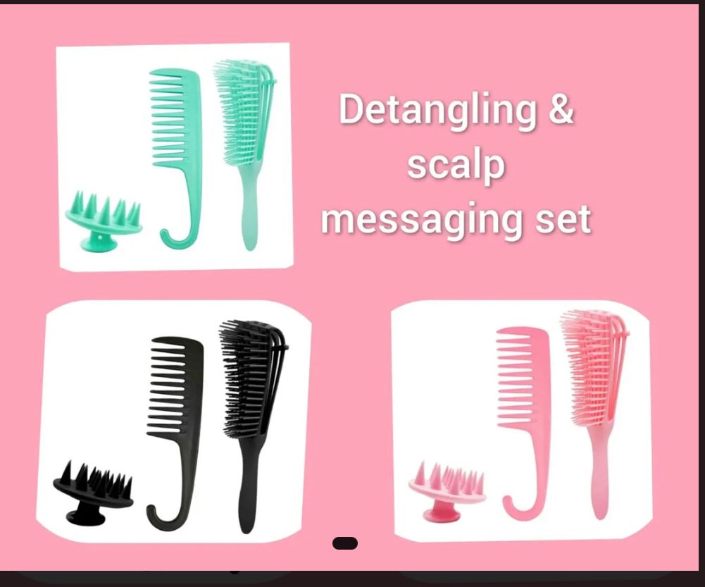 Detangling & Scalp Messaging Set